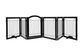 Dog gate with Door Walk Through, Freestanding Wire